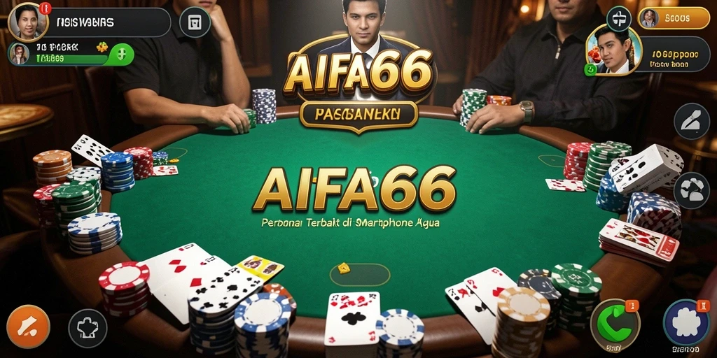 Screenshot AIFA66 menampilkan gameplay poker yang seru dan interaktif.