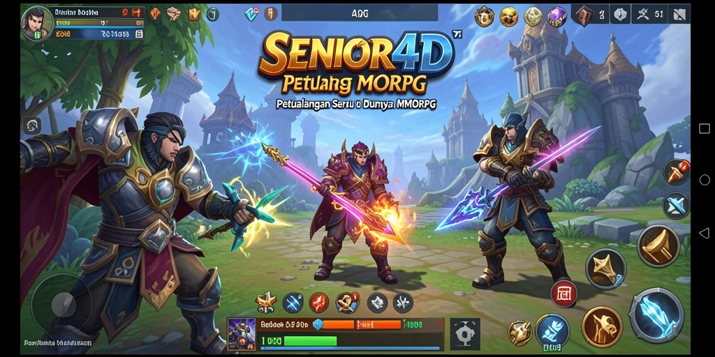 Tampilan gameplay epik dalam dunia <strong>SENIOR4D</strong> yang menantang.