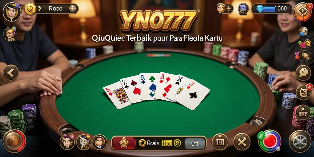 Tampilan gameplay seru YONO777 dengan teman-teman dalam QiuQiu.